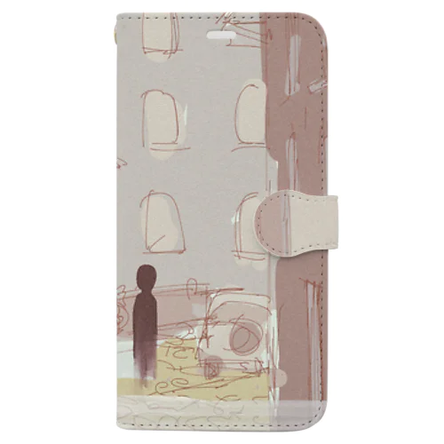 街角の亡霊 Book-Style Smartphone Case