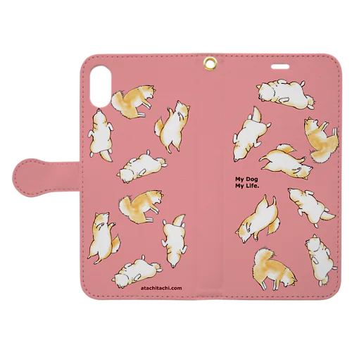 My Dog.My Life pink Book-Style Smartphone Case