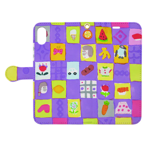 カラフルさん Book-Style Smartphone Case