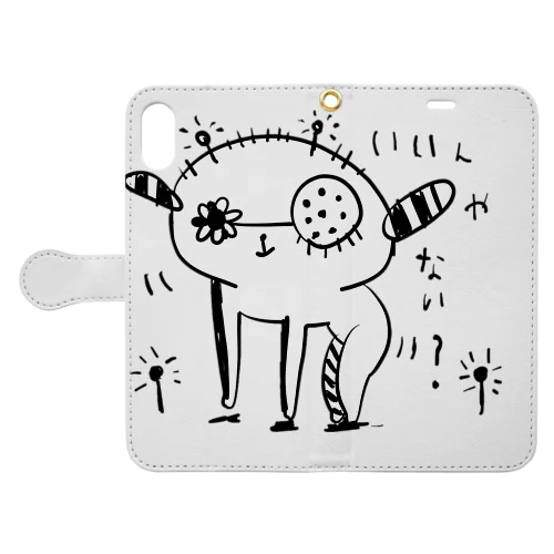 いいんやないわんわん Book-Style Smartphone Case