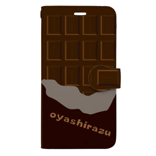 親不知のチョコレート Book-Style Smartphone Case