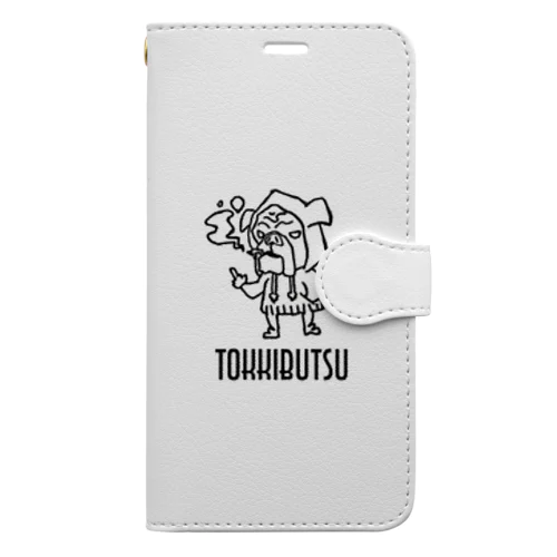 怒りのブルドッ君 Book-Style Smartphone Case