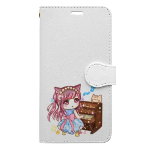 奏音(かのん)ちゃん・手帳型スマホケース Book-Style Smartphone Case