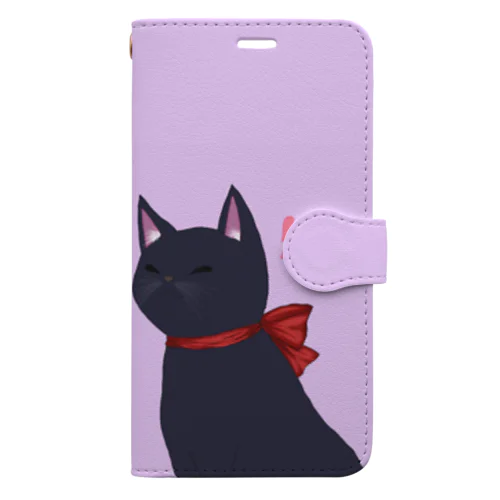 黒猫ちゃん Book-Style Smartphone Case