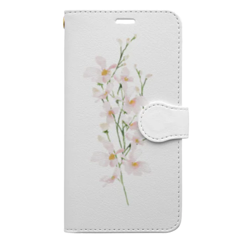 手帳型iPhoneケース-White Book-Style Smartphone Case