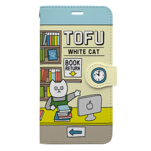 トーフLibrary Book-Style Smartphone Case