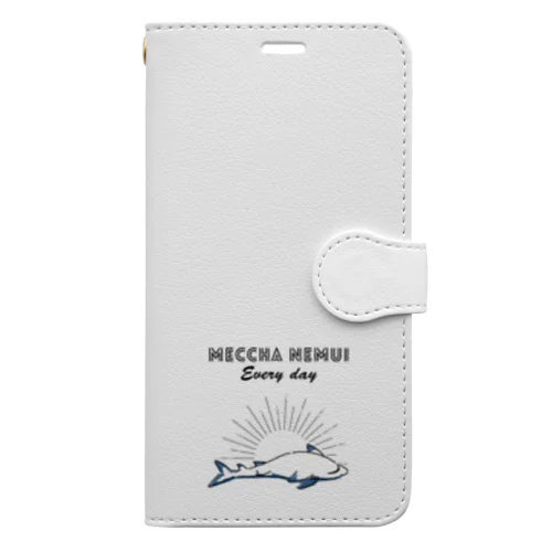 MECCHA NEMUI さめ 手帳型スマホケース