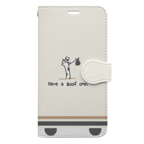 チンアナゴくん スマホケース（手帳） Book-Style Smartphone Case