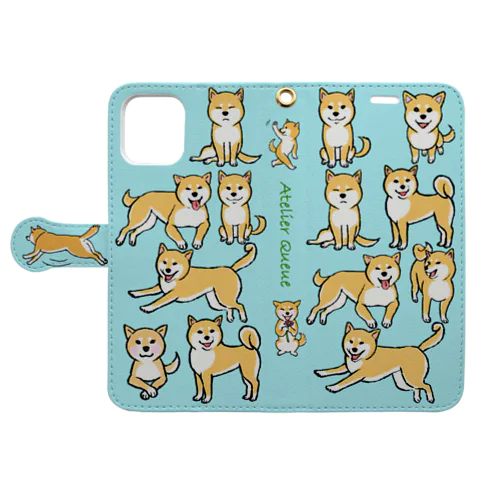 柴犬スマホカバーiPhone11ProMax Book-Style Smartphone Case