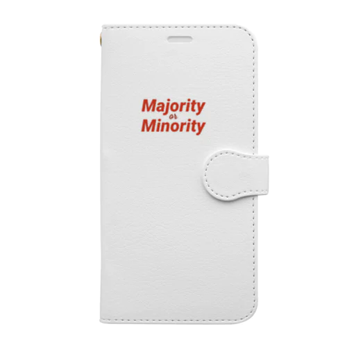 Majority or Minority 手帳型スマホケース