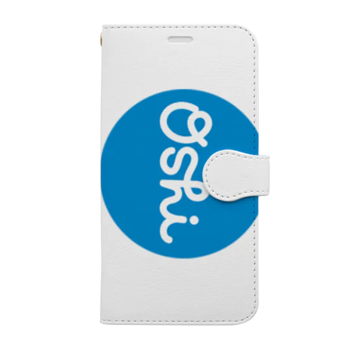 •Oshi•  Blue 10 vert. Book-Style Smartphone Case
