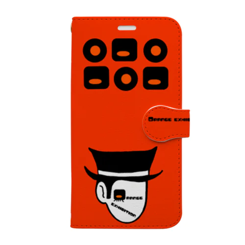 Orange exhibition Book-Style Smartphone Case