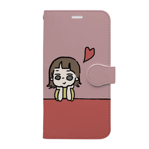 らぶ Book-Style Smartphone Case