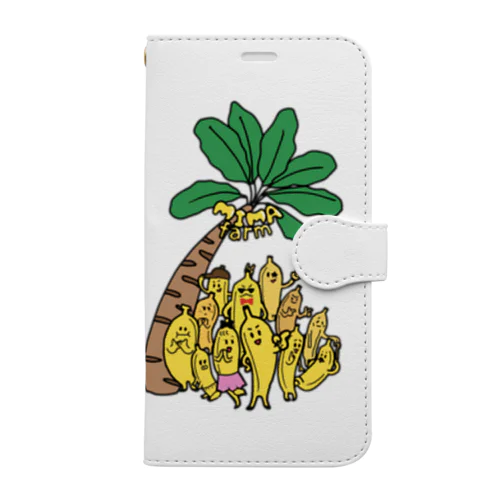 バナナくんファミリー Book-Style Smartphone Case