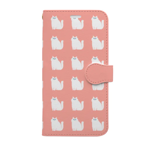 AandD チャーミーがいっぱい(ピンク) Book-Style Smartphone Case