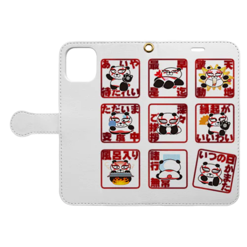かぶきパンダ Book-Style Smartphone Case