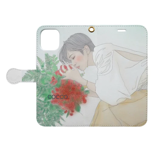 ダンサーシリーズ　1 「花の香り」 Book-Style Smartphone Case