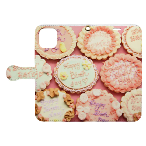 many birthday cookies Book-Style Smartphone Case