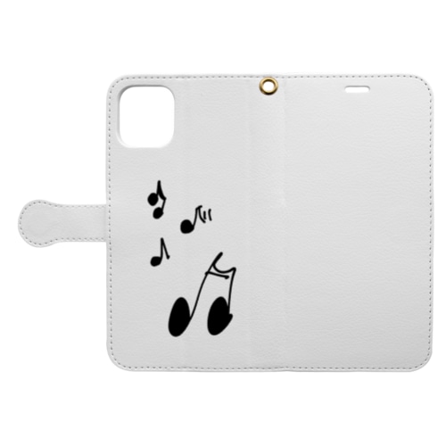 おんぷ Book-Style Smartphone Case