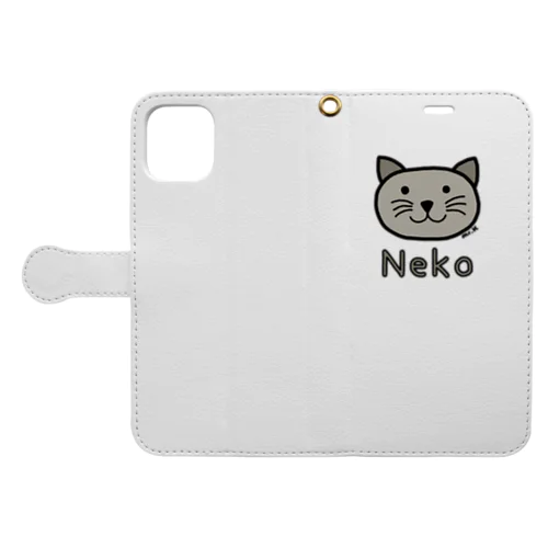 Neko (ネコ) 色デザイン 다이어리형 폰케이스