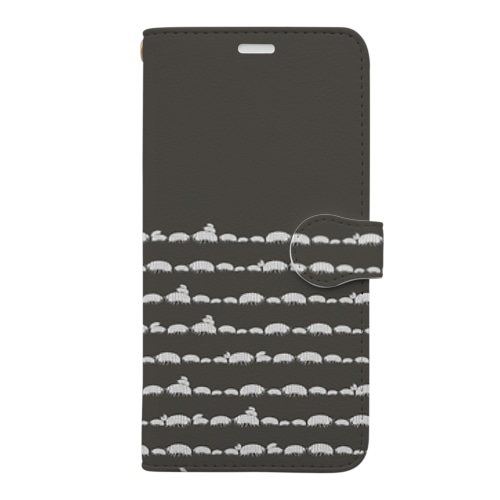 ダンゴムシボーダー Book-Style Smartphone Case
