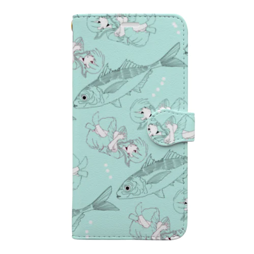 流されちゃう～っ Book-Style Smartphone Case