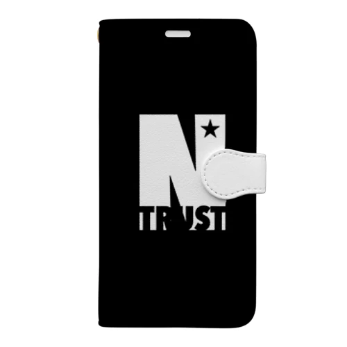 N☆TRUSTスマホケース（黒） Book-Style Smartphone Case