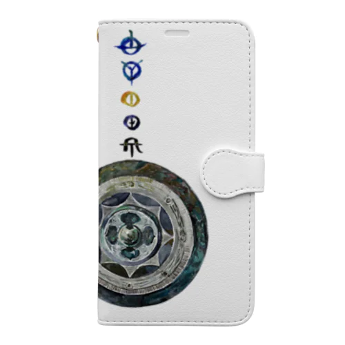 縄文神鏡八咫 Book-Style Smartphone Case