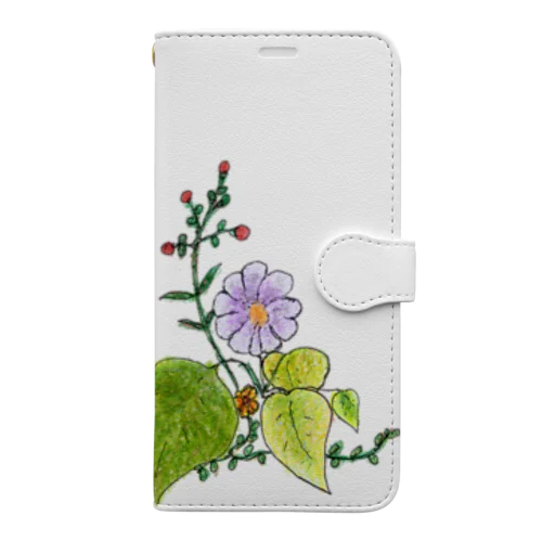 花飾り Book-Style Smartphone Case