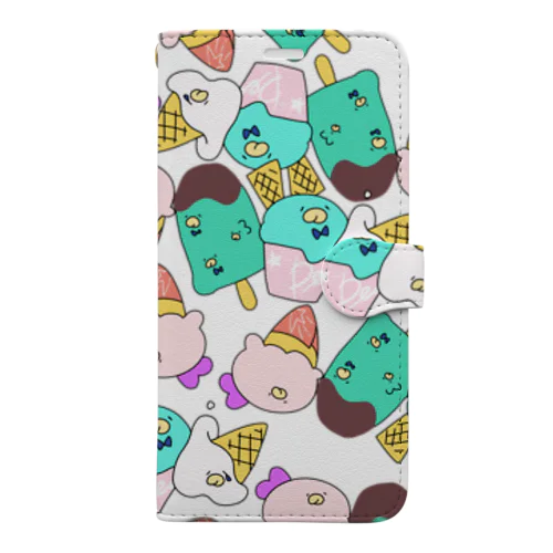 ペンギンアイス Book-Style Smartphone Case