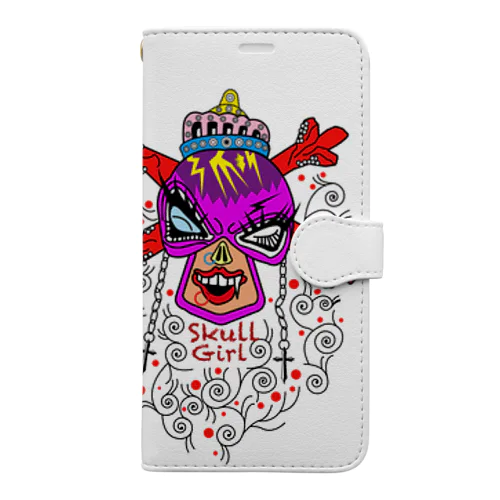 skull girl Book-Style Smartphone Case