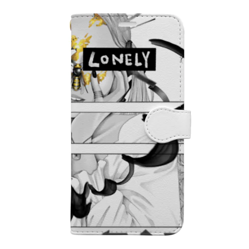 lonely 手帳型スマホケース