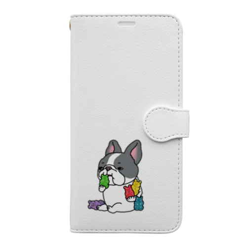 ガミィベア食べるフレブルちゃん。パイドちゃん。 Book-Style Smartphone Case