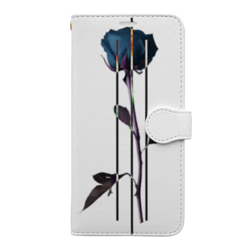 Blue rose Book-Style Smartphone Case