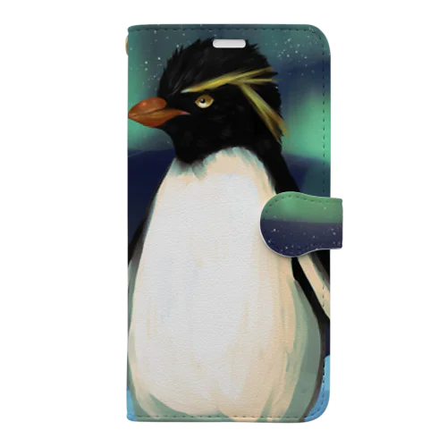 ミナミイワトビペンギン Book-Style Smartphone Case