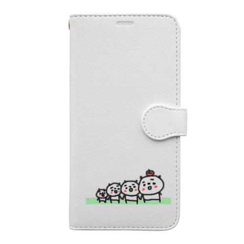 ちびちびパンダ Book-Style Smartphone Case