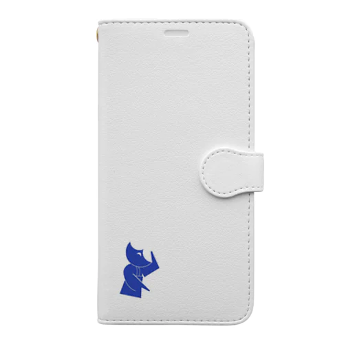 西馬音内盆踊りピクトグラム"編笠の女" Book-Style Smartphone Case