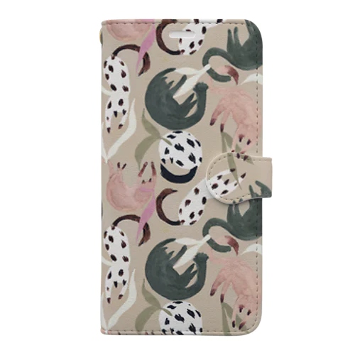 cats and ribbons Book-Style Smartphone Case