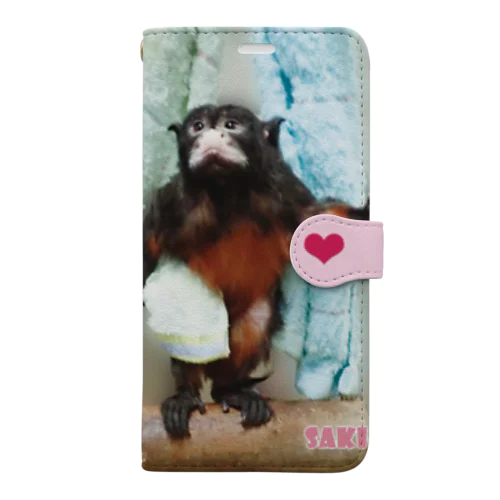 ムネアカタマリンのサキちゃん　 Book-Style Smartphone Case