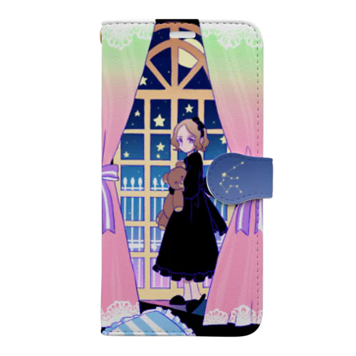 少女と秘密と窓辺 Book-Style Smartphone Case