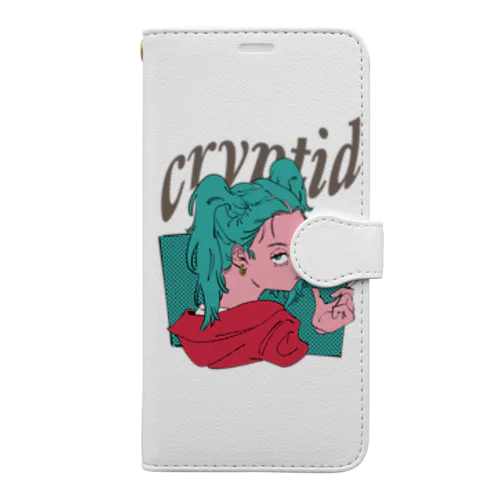 cryptid smoke girl Book-Style Smartphone Case