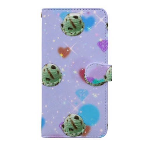 ♡CHOCOMINT♡(PURPLE DIAMOND) Book-Style Smartphone Case