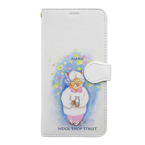 MARU Wool Shop Street Book-Style Smartphone Case