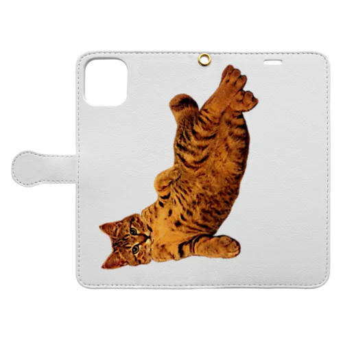 Elegant Cat ④ Book-Style Smartphone Case