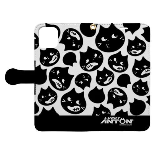 Lucky Anton フェイス Book-Style Smartphone Case