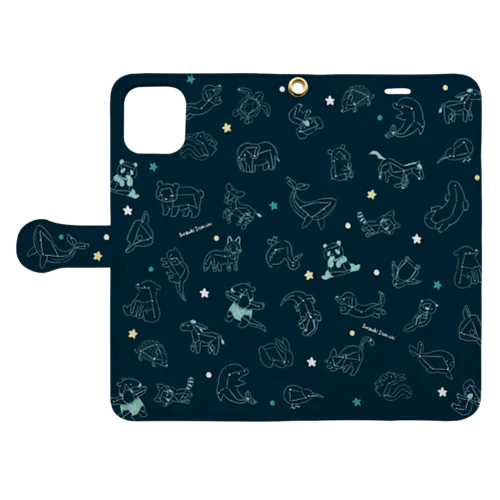 アニマル大星座 Book-Style Smartphone Case