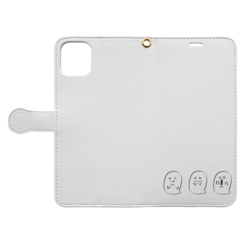 おばけ三姉妹 Book-Style Smartphone Case
