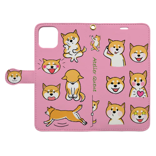 柴犬スマホカバーiPhone11 Book-Style Smartphone Case