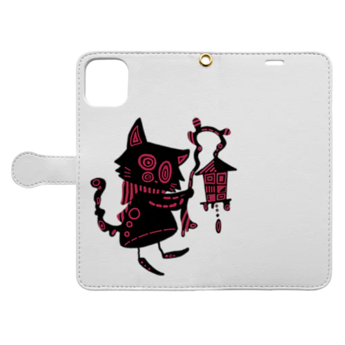 赤信号(猫) Book-Style Smartphone Case