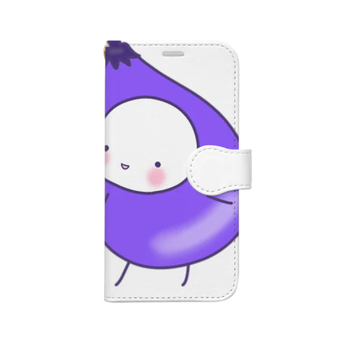 双子ナス Book-Style Smartphone Case